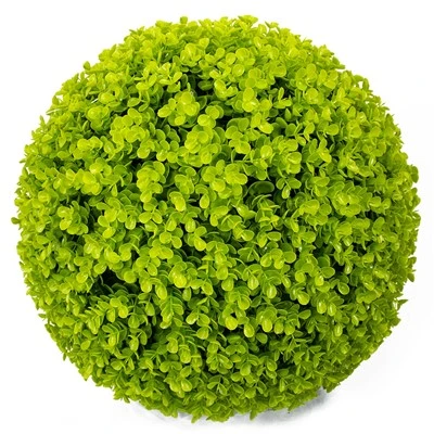 Decoração artificial de bola de grama