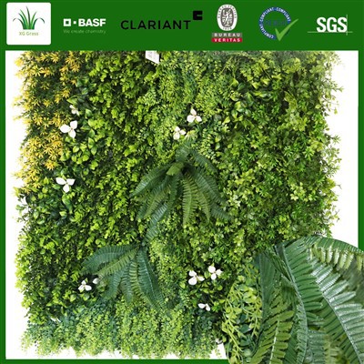 Painéis de parede verde artificial