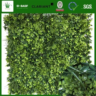 Painel de plantas artificiais