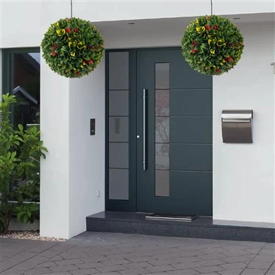 Bolas de boxwood falsas